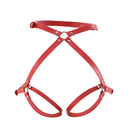 Hot Salg Dame Læder Sele Ben Strømpebånd Bælte Sexet Undertøj Dame Stropper BDSM Halsbånd Slave Restriktioner Sex Legetøj Slik Kyskhed