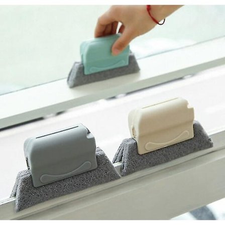 Ghyt Vindu Spore Rengjøringsbørste, 3 stk Håndholdte Vindu Spor Rengjøringsverktøy, Vindu Eller Skyvedør Sporrenser For Skyvedør, Karmen, Flislinje