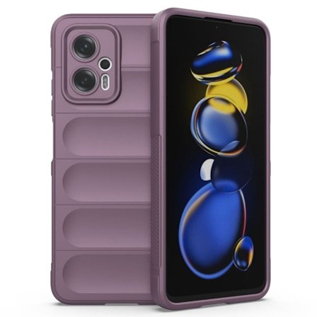 Mjukt greppformat Xiaomi Redmi Note 11T Pro Plus / Xiaomi Redmi Note 11T Pro / Xiaomi Poco X4 GT skal - Lila