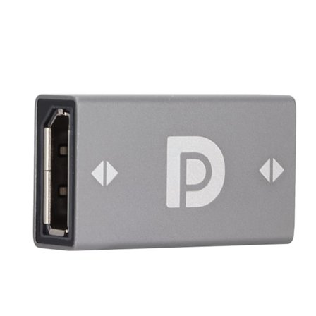 HD Stor Displayport Hona till Stor Displayport Hona Adapter Ljud- och Videosynkroniseringsomvandlare