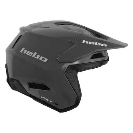 Hebo Zone Pro Trial Hjälm Enfärgad Grå L