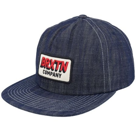 Brixton - Blå snapback Keps - Payment Denim Snapback @ Hatstore