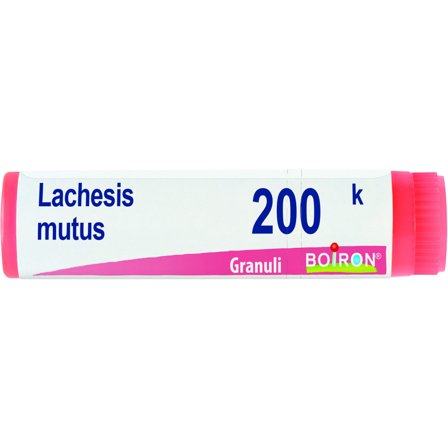Boiron Lachesis Mutus Globuli 200K Dose 1g