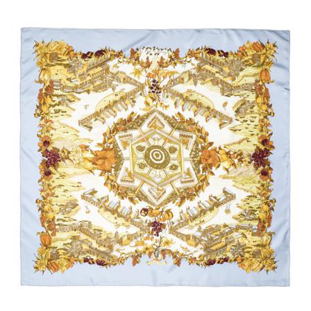 Hermès Vintage, Pre-owned Scarf Geel, Dames, Maat:ONE Size
