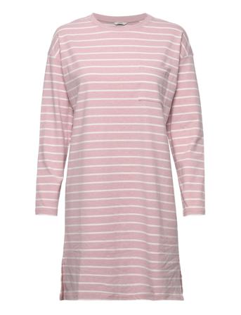 Y/D Stripe Cotton Sus Ns_Ls Pink Esprit Bodywear Women