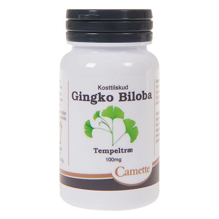 Camette Ginkgo biloba 100 mg 90 tabl., Helse & Madvarer, Ingredienser, Ginkgo Biloba