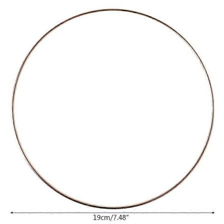 Rund Drömfångarring Järn Makram Alla Hjärtans Dag Semesterdekorationer