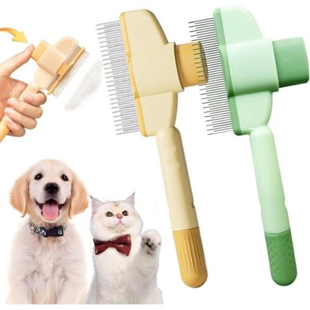 Kæledyrsbørste - Håropsamlingsbørste - Anti-hårbørste til katte og hunde - Fjerner op til 95% af løse hår