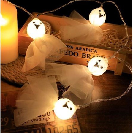20 LED 9.8ft Halloween-ljusslingor Batteridrivna