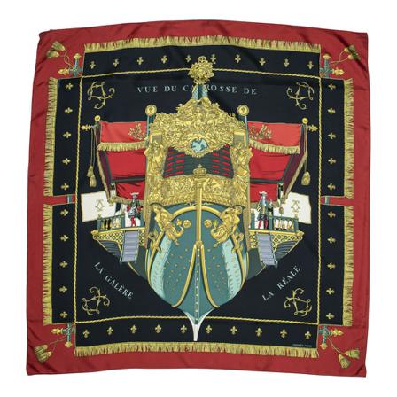 Hermès Vintage, Pre-owned Scarf Zwart, Dames, Maat:ONE Size