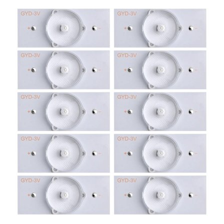 LED-lamppärlor för 32-65 tums TV-apparater 3V 6V LG6V Bakgrundsbelysningsreparationstillbehör