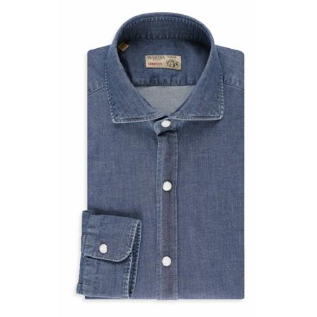 Barba, Shirt Niebieski, Mężczyzna, Rozmiar: L