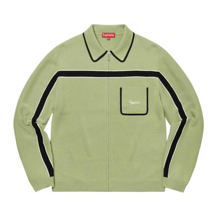 Supreme - Cardigans - Grön - Herr - Storlek: L, Herr, Storlek: L