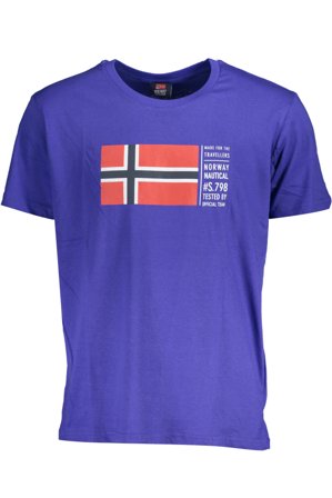 Norway 1963 T-shirt Maniche Corte Uomo Blu