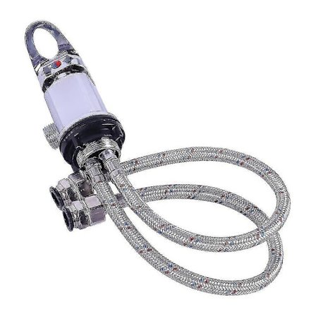 För Krom Husvagn Husbil Campervan Duschblandare Kran Utlopp 1/2 Med 1500mm Push Fit Slangar