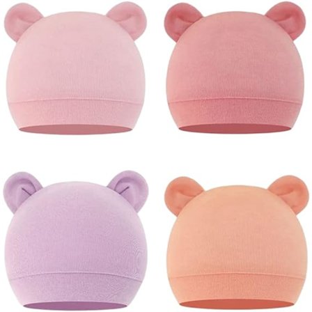 Nyfødt babyhue spædbarnshue bomuld nyfødt hospitalssygeplejerske