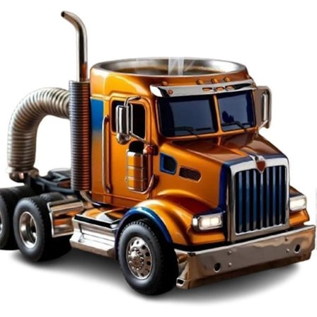 Håndlavet Lastbil Kaffe Kops, 11 oz Semi-trailer Formet Keramik Kaffe Kops, Semi-trailer Kaffe Kops