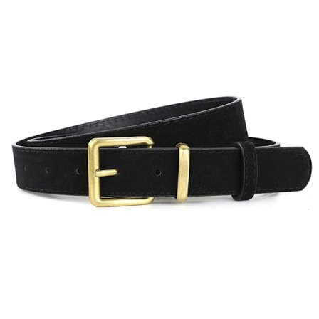 Bälte, dam anti-läder mocka midjebälte, dam retro vintage vintage silvernålsspänne matchat med jeans, high-end nytt stilbälte