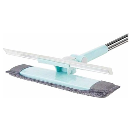 Vinduevisker Rengøringsmiddel 2 i 1 Teleskopisk Vinduesvasker Roterende Udtrækkelig Vinduesrenser Rustfrit Stål Håndtag til Rengøring af Høje Vinduer,