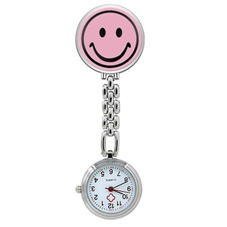 1 stk Silikon Sykepleierklokke Multifunksjonell Lommeklokke Tunika Kvartsbevegelse