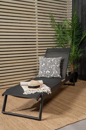 Venture Home - Aurinkovuoteet Mexico 2/pakk - Musta - Aurinkotuolit - - Homeroom