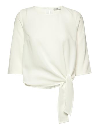 Onlnova Lux 3/4 Knot Top Solid Ptm White ONLY