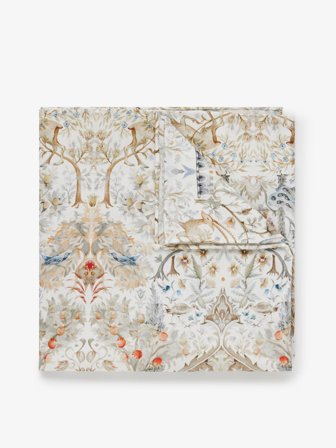 John Henric Men's Pochette de Costume Blanche en Coton Size Onesize