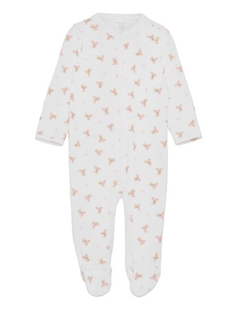 Ralph Lauren Baby Bear Covrall-One Piece-Coveral - White - 62-68