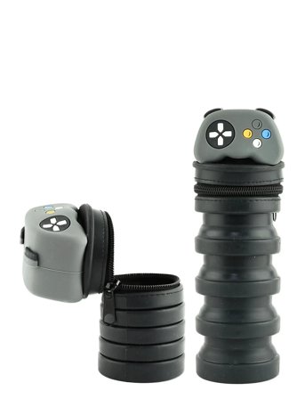 Pencil Case Expandable Grey Robetoy