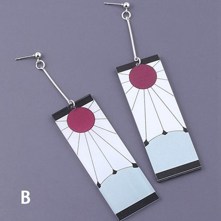 Trompet Drop øredobber Anime Akryl Demon Slayer Blade of Ghos