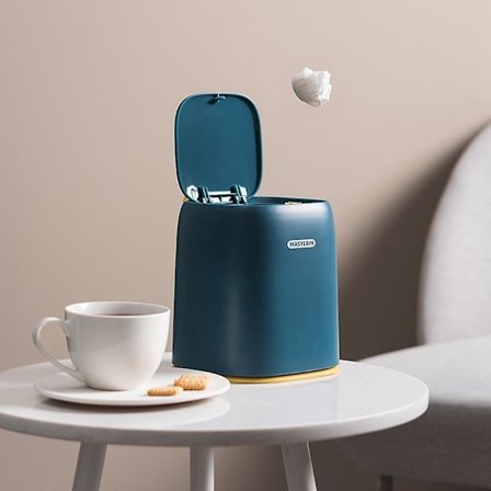 Mini skrivbordspapperskorg badrum sovrum kontor kök papperskorg