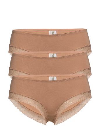 Bea Hipsters 3 Pack Beige Underprotection