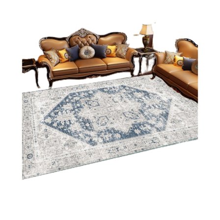 Moderne persisk stil stue teppe, ideelt for stue, soverom, hjemmekontor, kjøkkenrengjøringsmatte, 2,6 x 3,9 fot