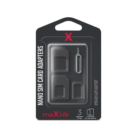 Maxlife Nano SIM-kortadaptere