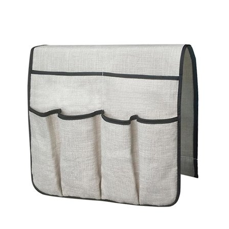 Sofa Armlæn Organizer med 6 Lommer Fjernbetjening Holder på Sofa Stol Arm Opbevaring Pung til Magasin