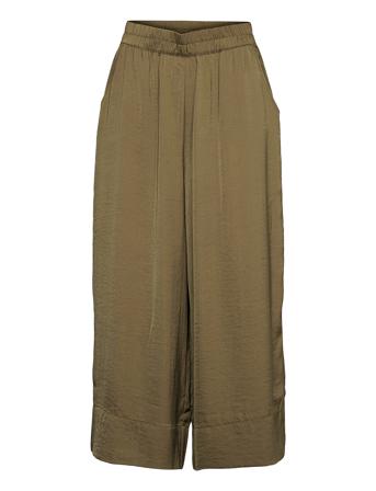 Minga New Trousers Vide Bukser Brun Second Female