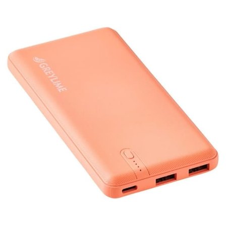 GreyLime OCEAN 10 000 mAh varavirtalähde, Coral Red—pa