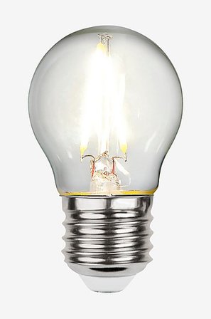 Jotex - LED lamppu E27 G45 Läpikuultava - Osta E27 Jotex