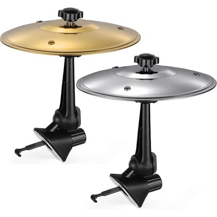 Bil Tromme & Bil Bækken – Luftventilbeslag, 1/2-pakke Guld/Sølv, Sjovt Biltilbehør Multicolored_yu