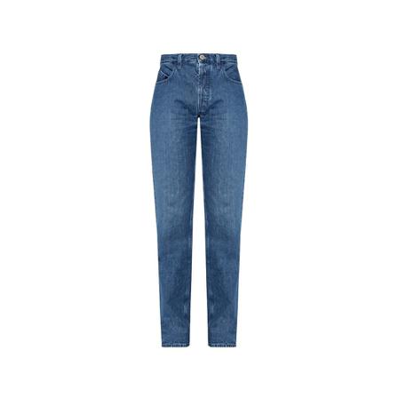 The Attico Jeans with logo , Blauw , Dames , Maat: W28