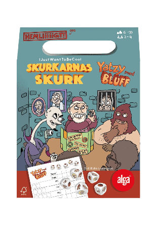 ALGA Yatzy med bluff – Skurkarnas skurk Spel & pussel Unisex Flerfärgad ONESIZE