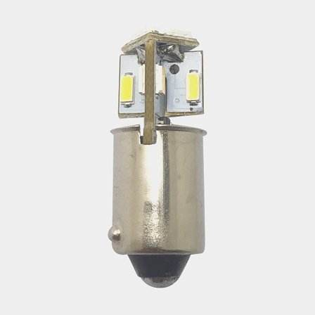 LED lampa 1852-Marine, 10 - 36 V DC, 1.2 W, Ø9 x 26 mm, BA9S, s teplým bílým světlem, 2-pack