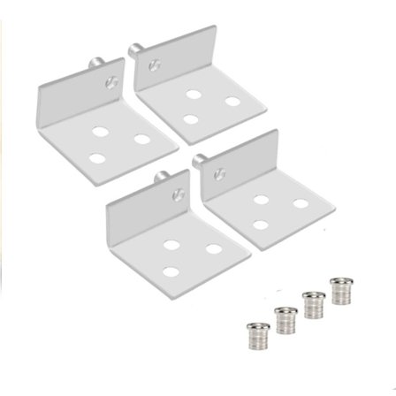 2 sæt drejehængsler Heavy Duty skjult skaft