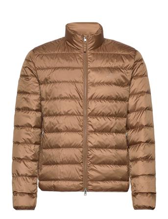 The Light Down Jacket Foret Jakke Brun GANT