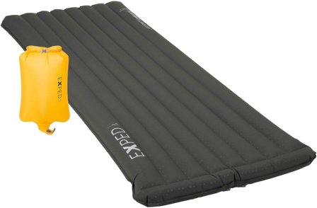 Exped Dura 8R L Wide -40 °C Downmat untuvaeristeinen makuualusta, Charcoal
