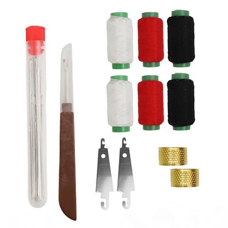 37 kpl Iso Silmä Ompelu ruostumattomasta teräksestä valmistettuja neuloja monipuolisella setillä