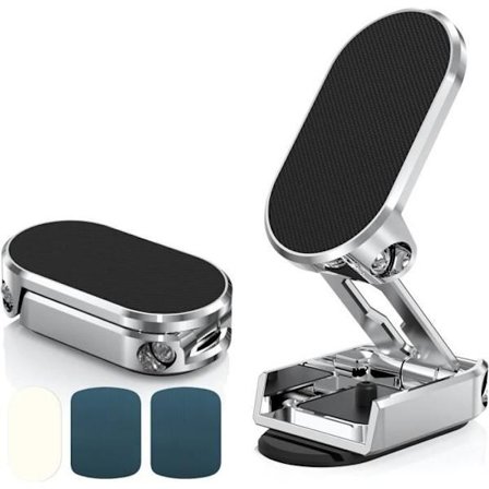 Fantastisk bilholder, mangefasettert, roterbar, 360° 6X magnet, telefonholder