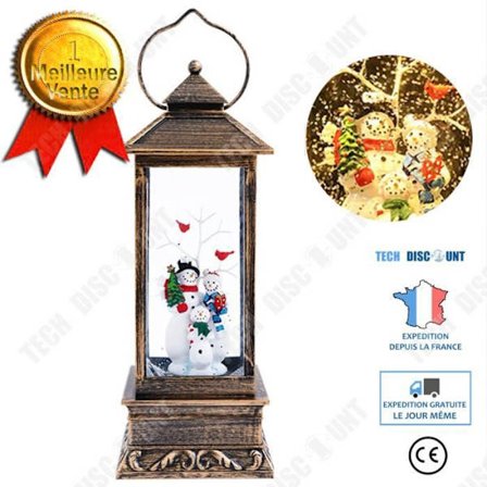 Musiikkilaatikko - TD - Vintage Christmas Lantern Frame - Akryyli - Hartsia - LED