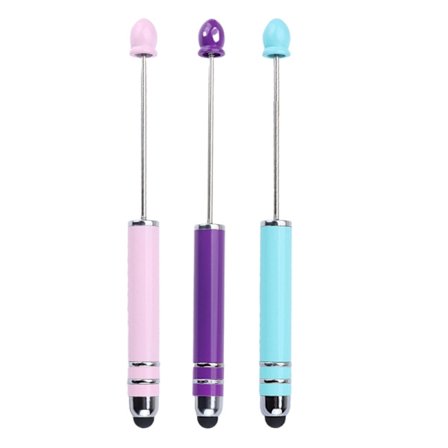 3-i-1 Stylus Kulspetspenna DIY Beading Kulspetspenna med Stylus Tips