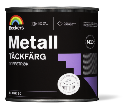 Beckers Täckfärg, Metall , 0.75L, Valfri kulör, Färg & tapeter